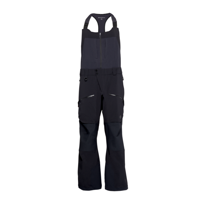 Black Diamond Recon Stretch Pro Bibs παντελόνι ανδρικό με τράκες, μαύρο