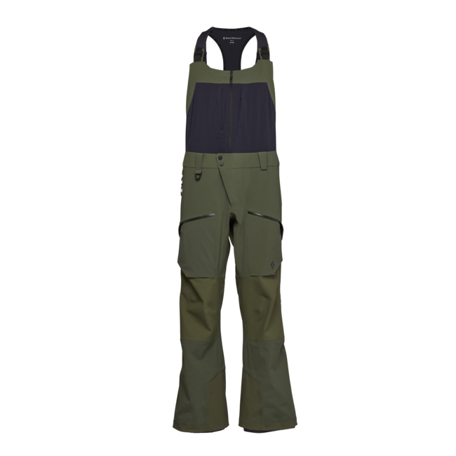 Black Diamond Recon Stretch Pro Bibs παντελόνι ανδρικό με τράκες, tundra
