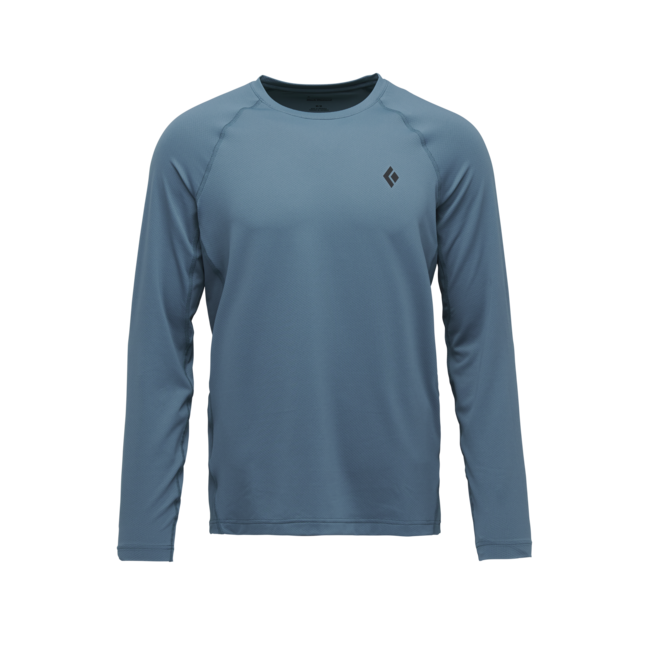 Black Diamond Alpenglow Crew μπλουζάκι ανδρικό με μακρύ μανίκι, creek blue