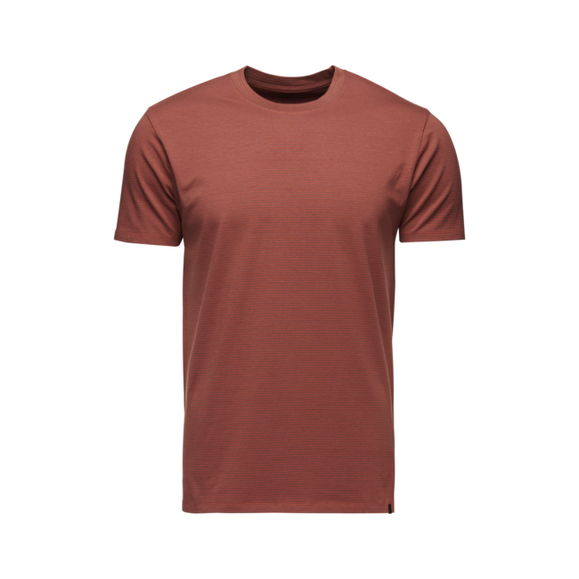 Black Diamond BD Stripe Κοντομάνικο Μπλουζάκι ανδρικό, mahogany-burnt sienna