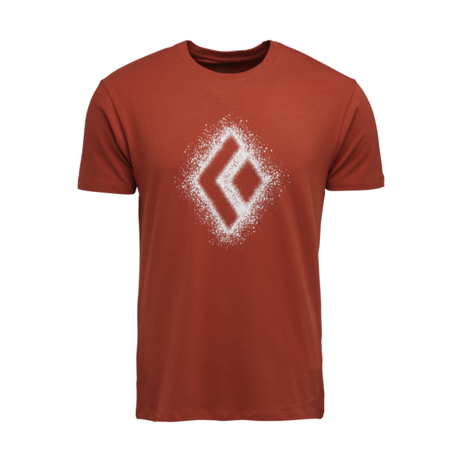 Black Diamond Μπλουζάκι Chalked Up 2.0 Ανδρικό με Κοντό Μανίκι, Burnt Sienna