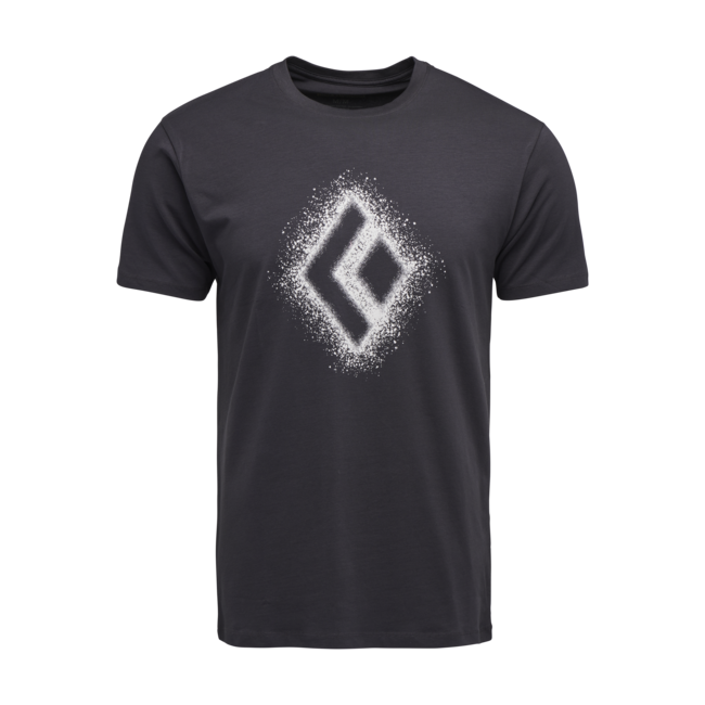 Black Diamond Chalked Up 2.0 Κοντομάνικο Μπλουζάκι ανδρικό, charcoal