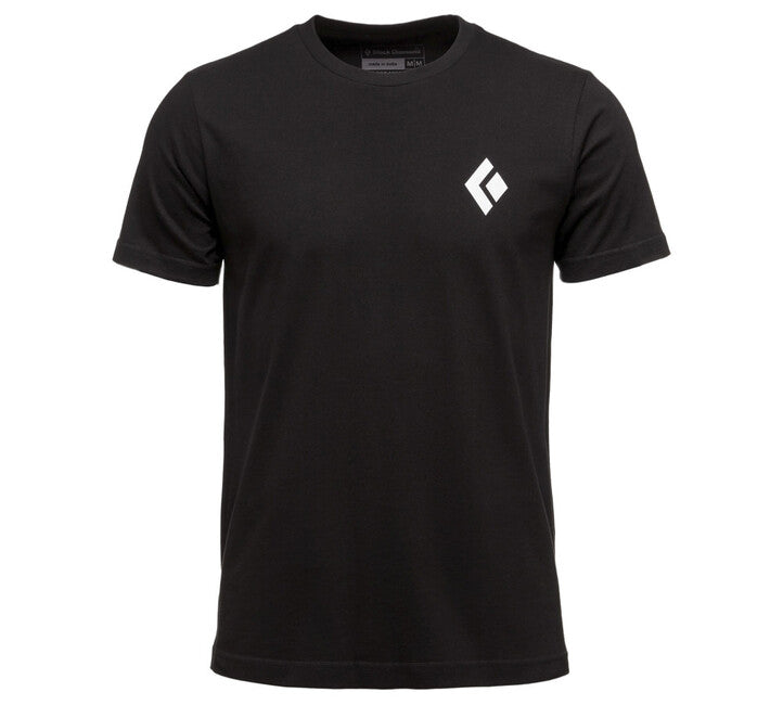 Black Diamond Equipment For Alpinist Ανδρικό Μπλουζάκι με Κοντό Μανίκι, Μαύρο
