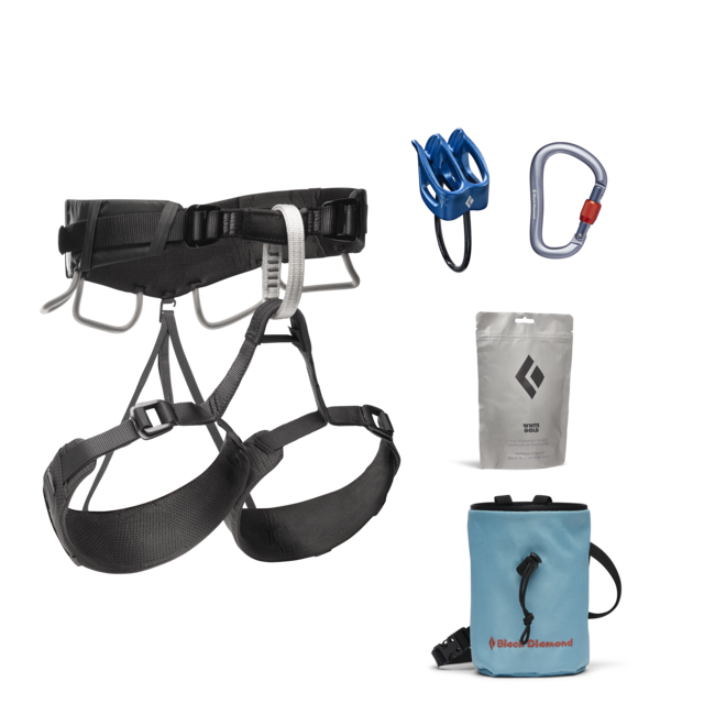 Black Diamond Momentum 4S Ζώνη Ασφαλείας Καθισμένου, anthracite
