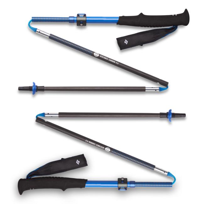 Black Diamond Distance Carbon Ραβδοί Trekking Flz, ultra blue