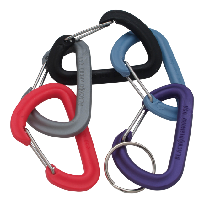 Black Diamond Jivewire Μεγάλη Καραμπίνα Κλειδιών, Μαύρο
