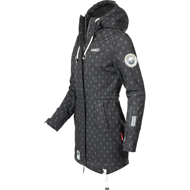 Marikoo ZIMTZICKE P Μπουφάν Softshell με Κουκούλα Γυναικείο Χειμωνιάτικο