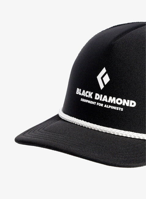 Black Diamond Flat Bill Trucker Καπέλο Τρακερ, Μαύρο-Μαύρο