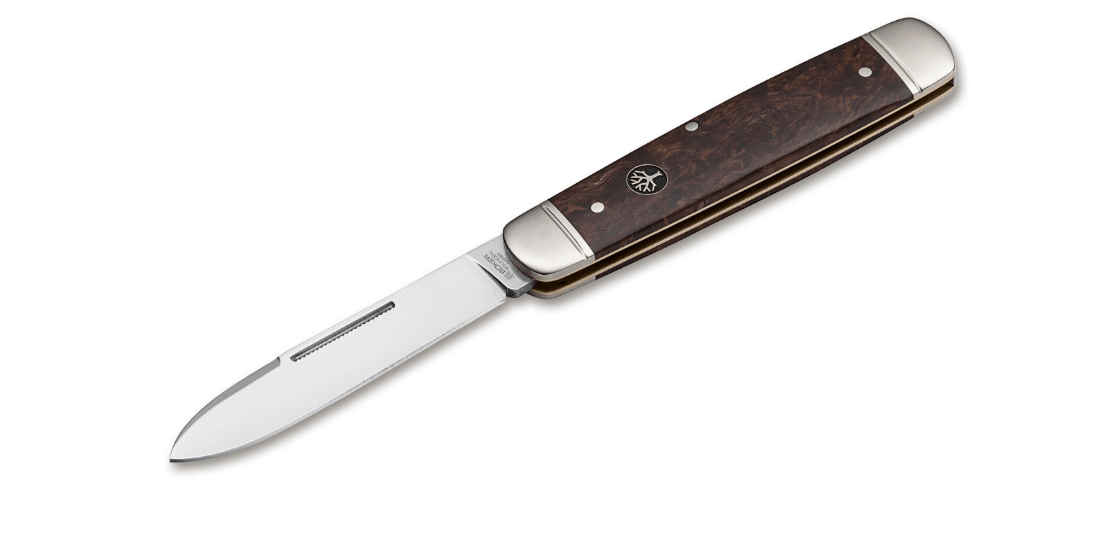 BÖKER® Cattle Knife Τσέπης Μαχαίρι, Ξύλο Σγουρής Σημύδας, 8,2 cm