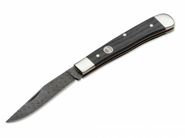 BÖKER® Trapper Classic Τσέπης Μαχαίρι Δαμασκηνό, Δρυς Bog, 8,3 cm