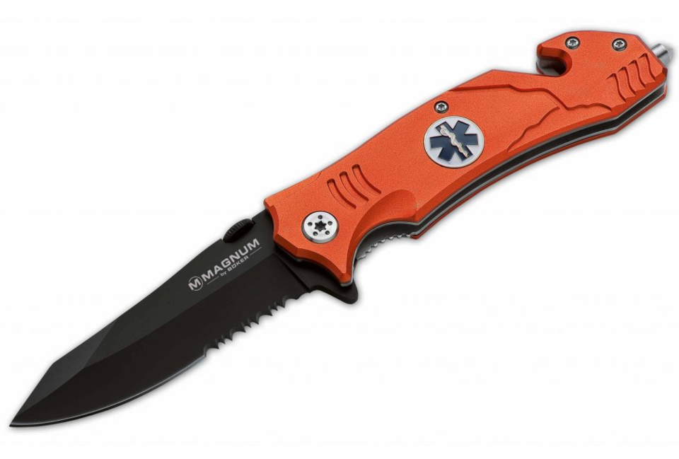 BÖKER® Magnum EMS Rescue μαχαίρι, μαύρο, 20,8cm