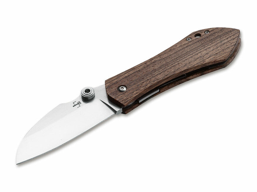 BÖKER® Anso 67 Pro Μαχαίρι Τσέπης 8,7 cm, Ξύλο Zebrawood, Θήκη Νάιλον