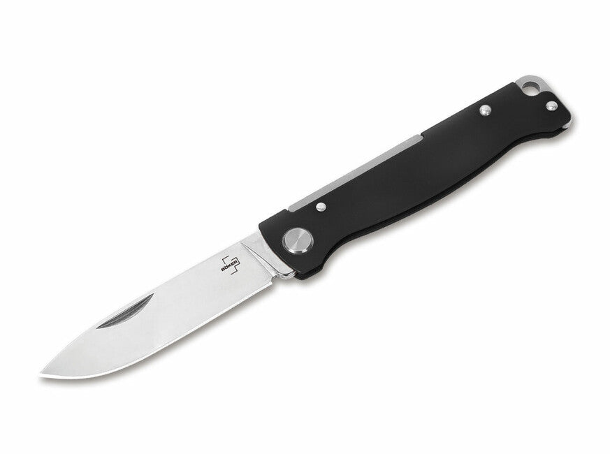 BÖKER® ATLAS BLACK Μαχαίρι Τσέπης 6,7 cm, Μαύρο, Ανοξείδωτος Χάλυβας