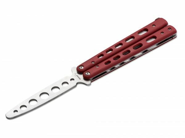 BÖKER® plus Balisong Trainer, κόκκινο, G10, 10,3 cm