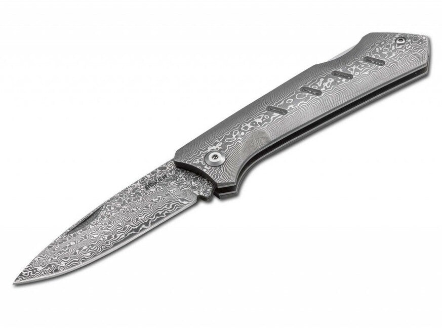 BÖKER® Damascus Dominator Τσέπης Μαχαίρι 8,4 cm, Δαμασκηνό