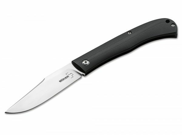 BÖKER® Slack Τσέπης Μαχαίρι 8,2 cm, Μαύρο, G10