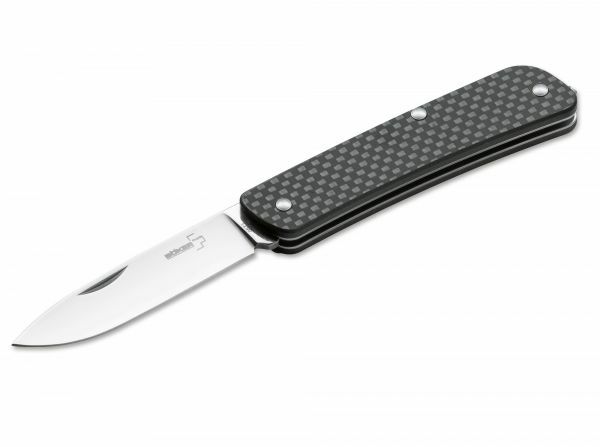 BÖKER® Tech Tool Carbon 1 Μαχαίρι Τσέπης 7,1 cm, Μαύρο, G10, Ανθρακονήματα