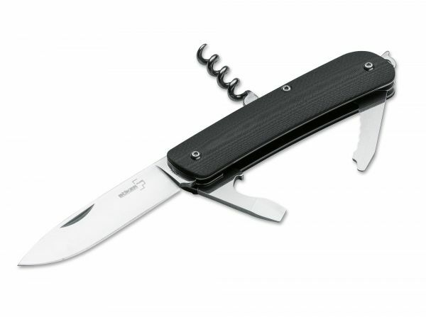 BÖKER® Tech Tool City 2 Πολυλειτουργικό Μαχαίρι Τσέπης 7,1 cm, Μαύρο, G10