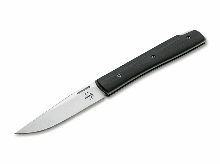 BÖKER® Urban Trapper Petite Τσέπης Μαχαίρι Backlock 7 cm, Μαύρο G10