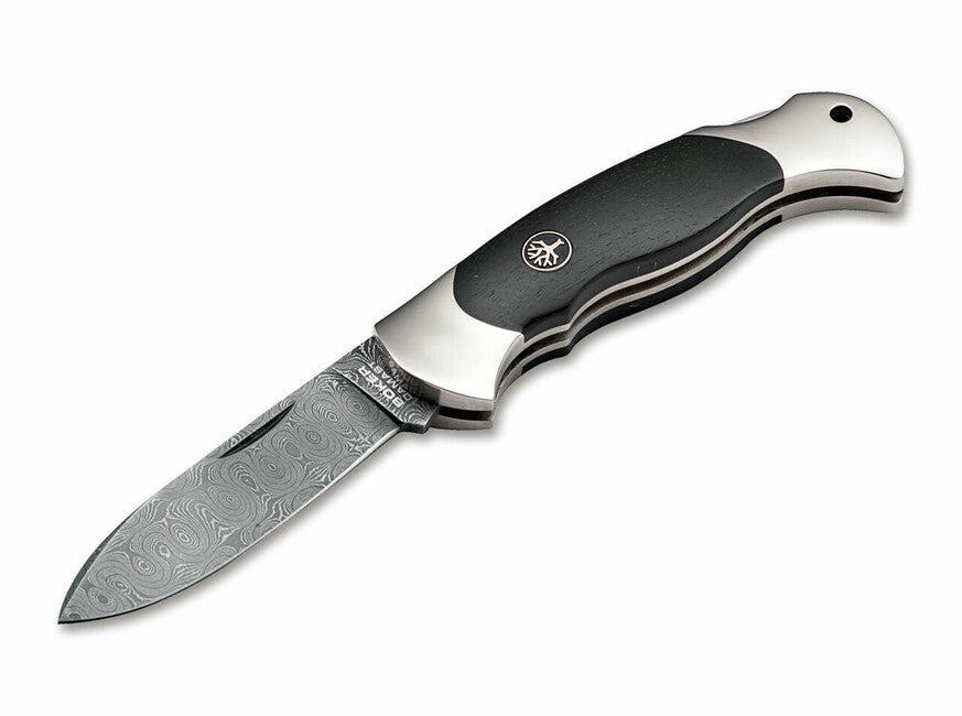 BÖKER® Scout Spearpoint Σουγιάς Τσέπης 7,9 cm, Δαμασκηνός Χάλυβας, Ξύλο