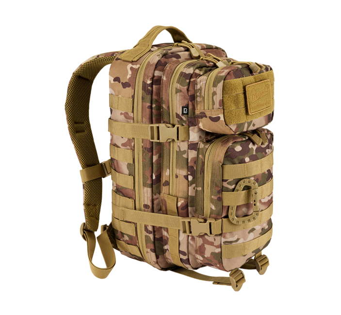 Brandit US Assault Pack Σακίδιο Πλάτης Medium 25L, Tactical Camo