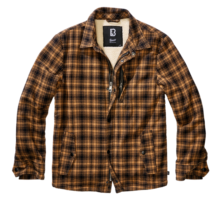 Brandit Classic Sherpa μπουφάν, camel-μαύρο