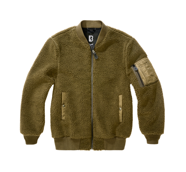 Brandit MA1 Μπουφάν Sherpa, λαδί