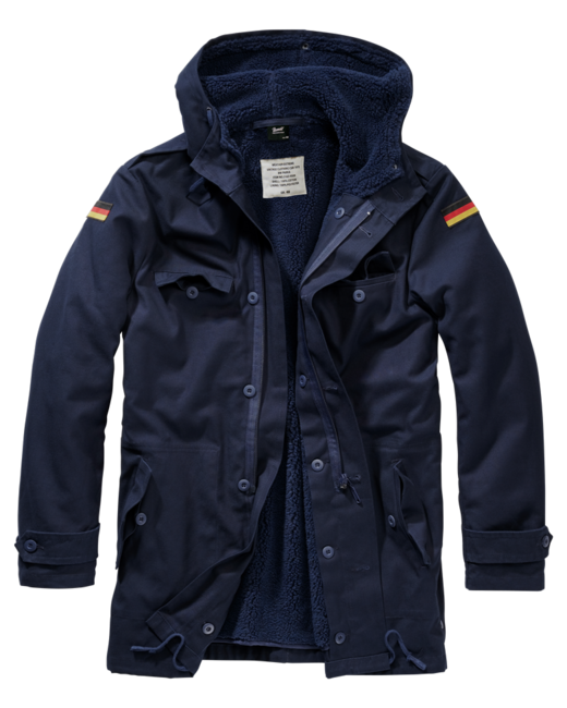 Brandit BW Parka με Σημαία, Ναυτικό Μπλε