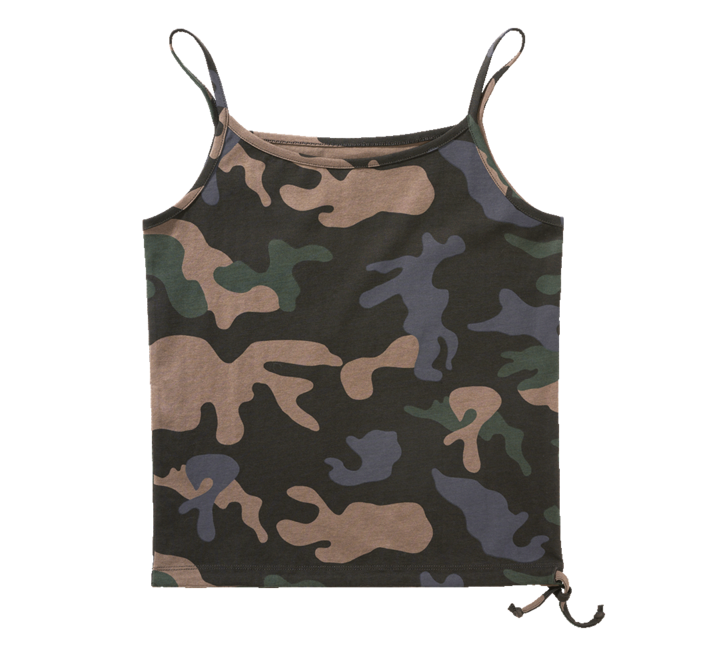 Brandit Γυναικείο Φανελάκι με Λεπτές Τιράντες, darkcamo