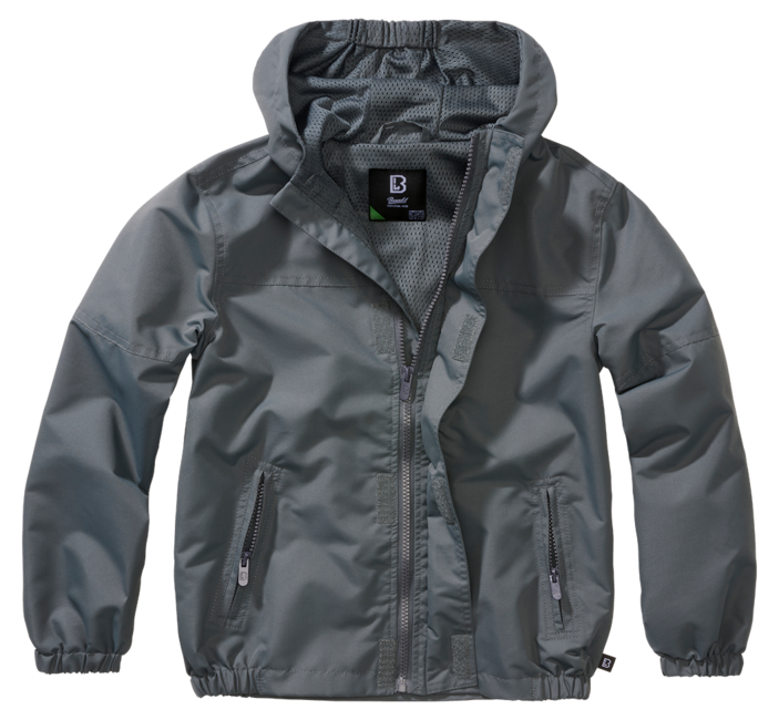 Brandit Summer Frontzip Windbreaker Μπουφάν παιδικό, anthracite