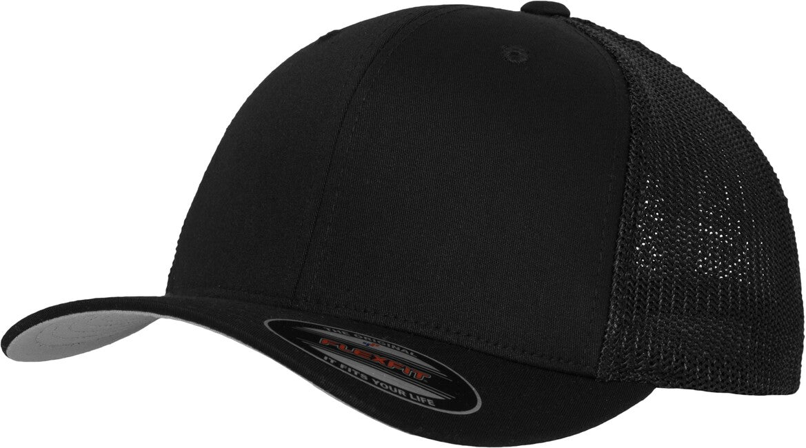 Brandit Flexfit Mesh Trucker σιτάρι δικτύου, μαύρο