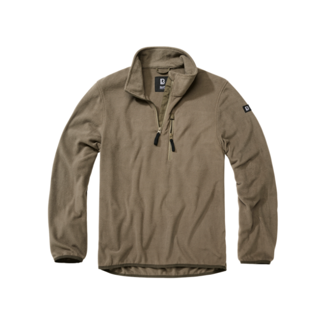 Brandit Fleece Troyer Μπουφάν, Λαδί