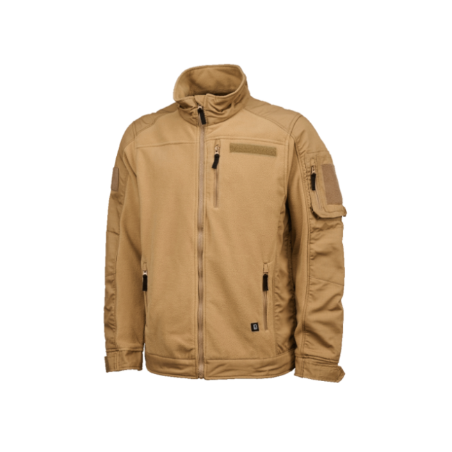 Brandit Fleecejacket Ripstop Μπουφάν, Καμηλό