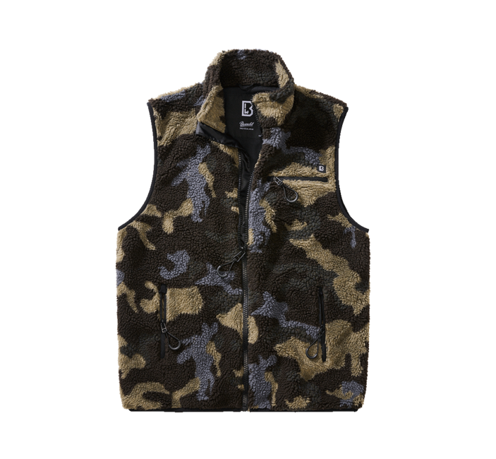 Brandit Teddyfleece Fleece Γιλέκο, darkcamo