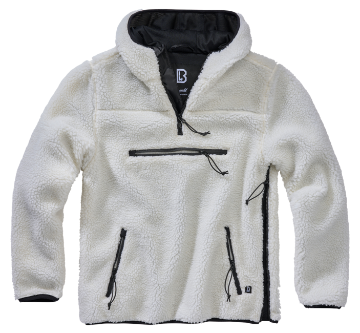 Brandit Teddyfleece Worker Φούτερ Fleece, Λευκό