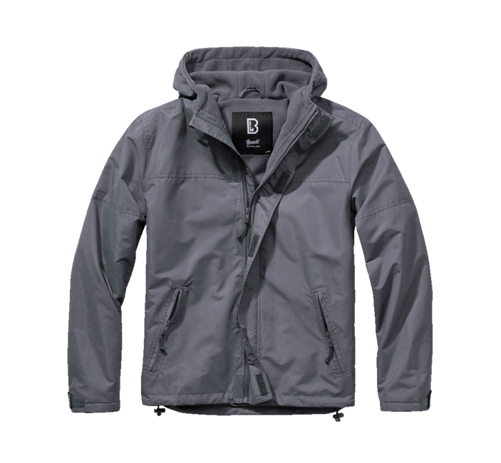 Brandit Frontzip Windbreaker Μπουφάν, Ανθρακί