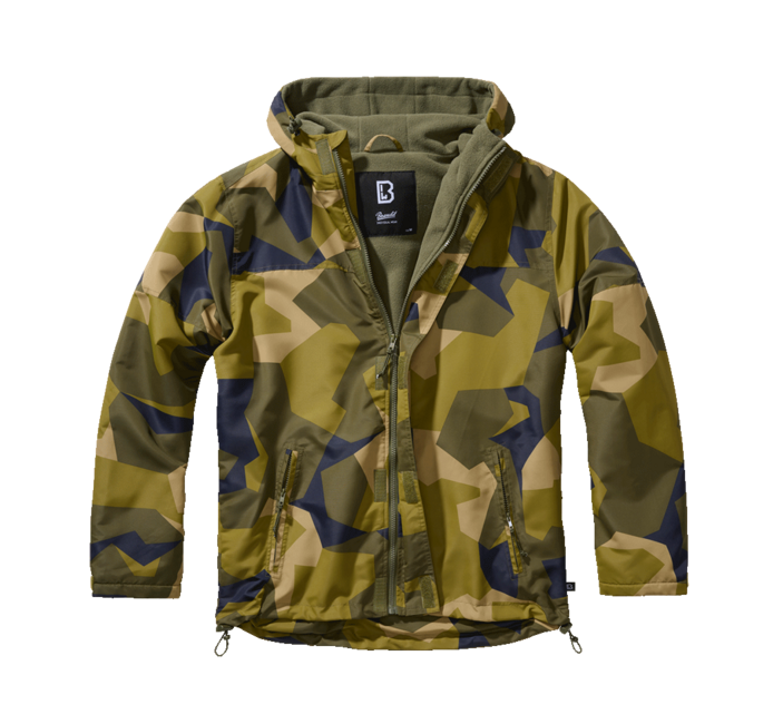 Brandit Frontzip Windbreaker Μπουφάν, Swedish Camo