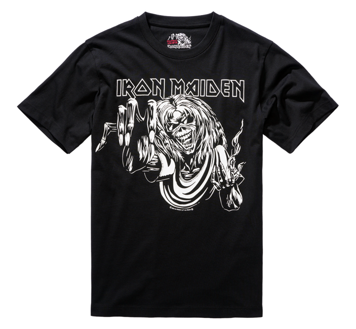 Brandit Iron Maiden Μπλουζάκι Eddy Glow, μαύρο