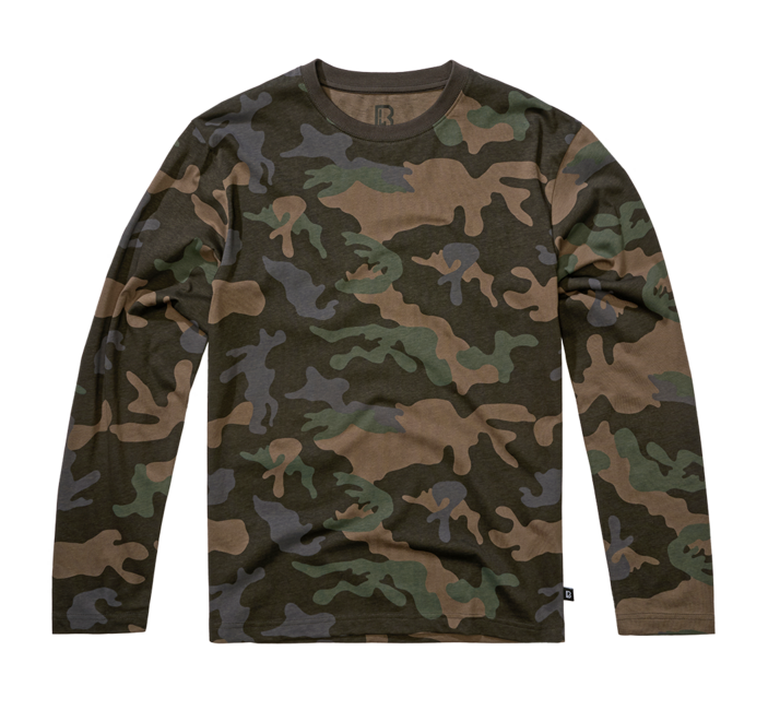 Brandit Premium Μπλουζάκι με Μακρύ Μανίκι, dark camo