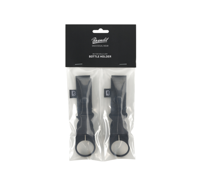 Brandit MOLLE Βάση Μπουκαλιών 2 pack, μαύρο