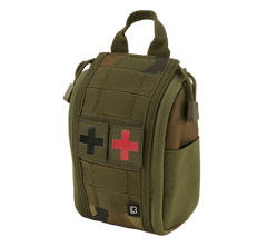 Brandit Molle First Aid Premium Pouch, Woodland