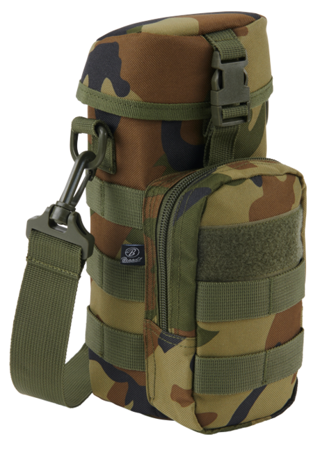 Brandit Θήκη Molle για Φιάλη II με Τσέπη, Woodland