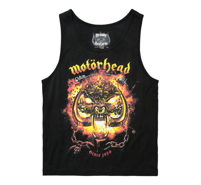 Brandit Motörhead αμάνικο μπλουζάκι Overkill, μαύρο