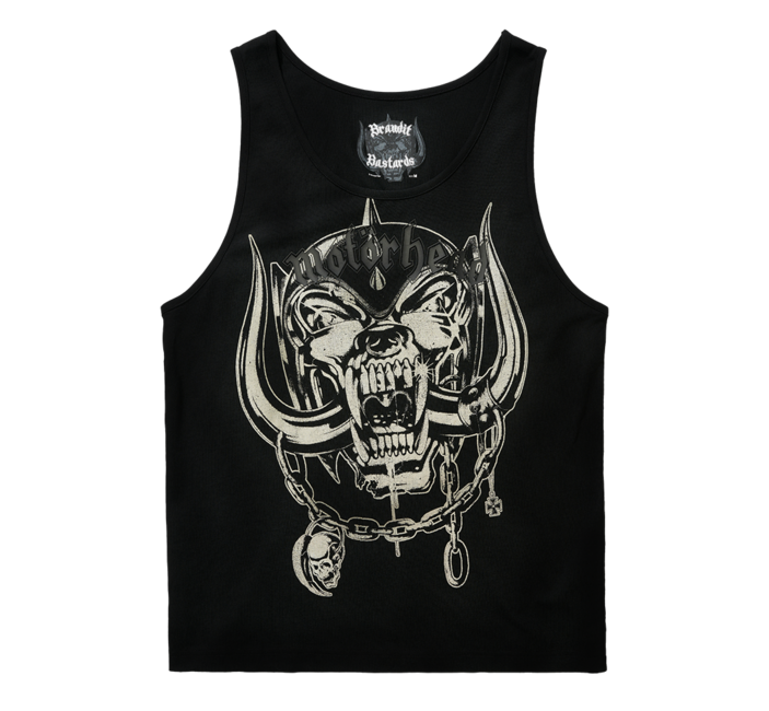 Brandit Motörhead Αμάνικο Μπλουζάκι Warpig, Μαύρο