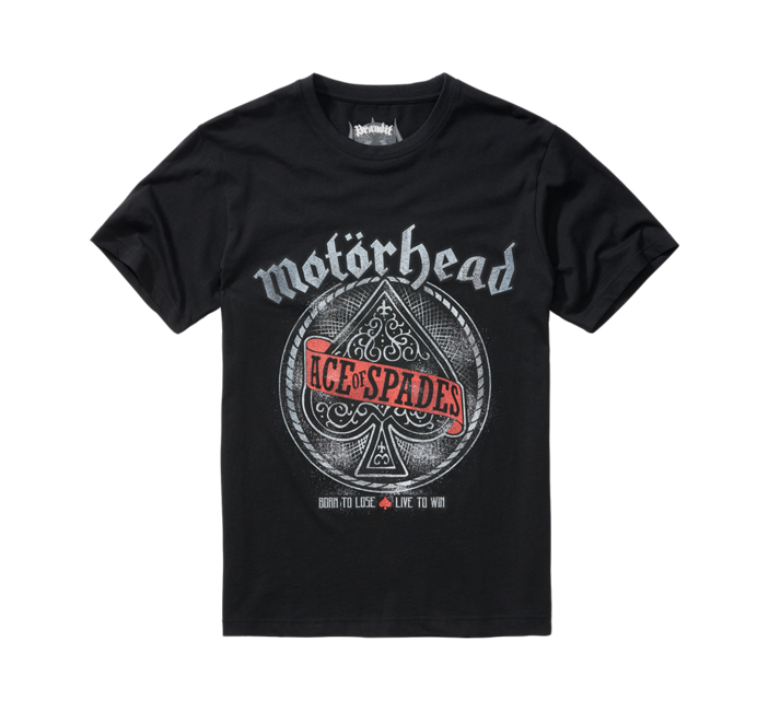Brandit Motörhead Ace of Spade Μπλουζάκι, Μαύρο