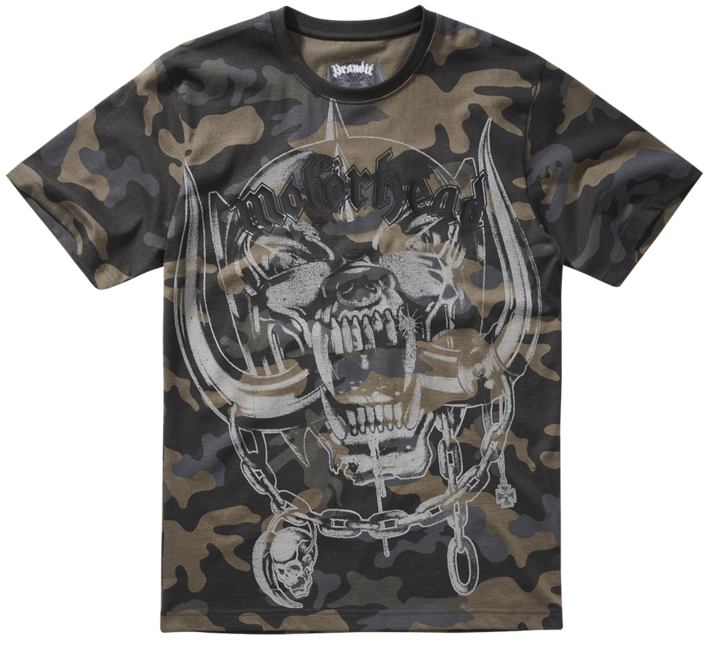 Brandit Motörhead Warpig Print μπλουζάκι, σκούρο camo