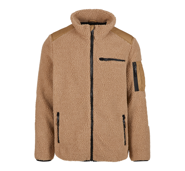 Brandit Ramble Fleece Μπουφάν ανδρικό Teddyfleece, camel