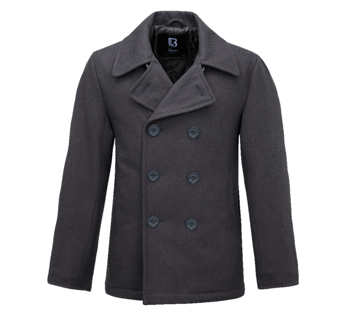 Brandit Pea Coat μπουφάν, ανθρακίτης
