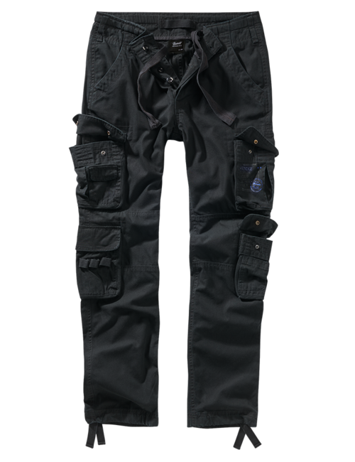Brandit Pure Slim Fit παντελόνι, μαύρο
