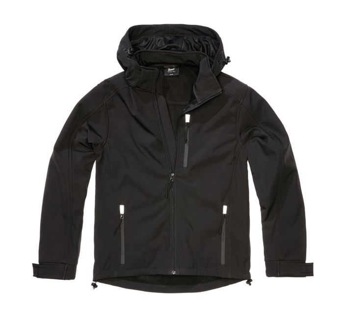 Brandit Hurricane Μπουφάν Softshell, Μαύρο